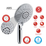 Doccetta 5 getti modello Top 01 di Gedy - Cromato by CeramicStore | Lo specialista del tuo bagno