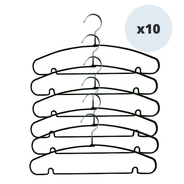 NovaCasa Grucce Acciaio Plastificato Nero - Antiscivolo by CeramicStore | Lo specialista del tuo bagno