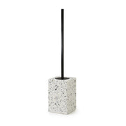 Scopino in resina e pietre Gedy serie Zoe - Graniglia marmo bianco/nero by CeramicStore | Lo specialista del tuo bagno