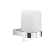 Distributore di sapone tondo di Gedy modello Giava da 150 ml in vetro e Cromall - Cromato by CeramicStore | Lo specialista del tuo bagno