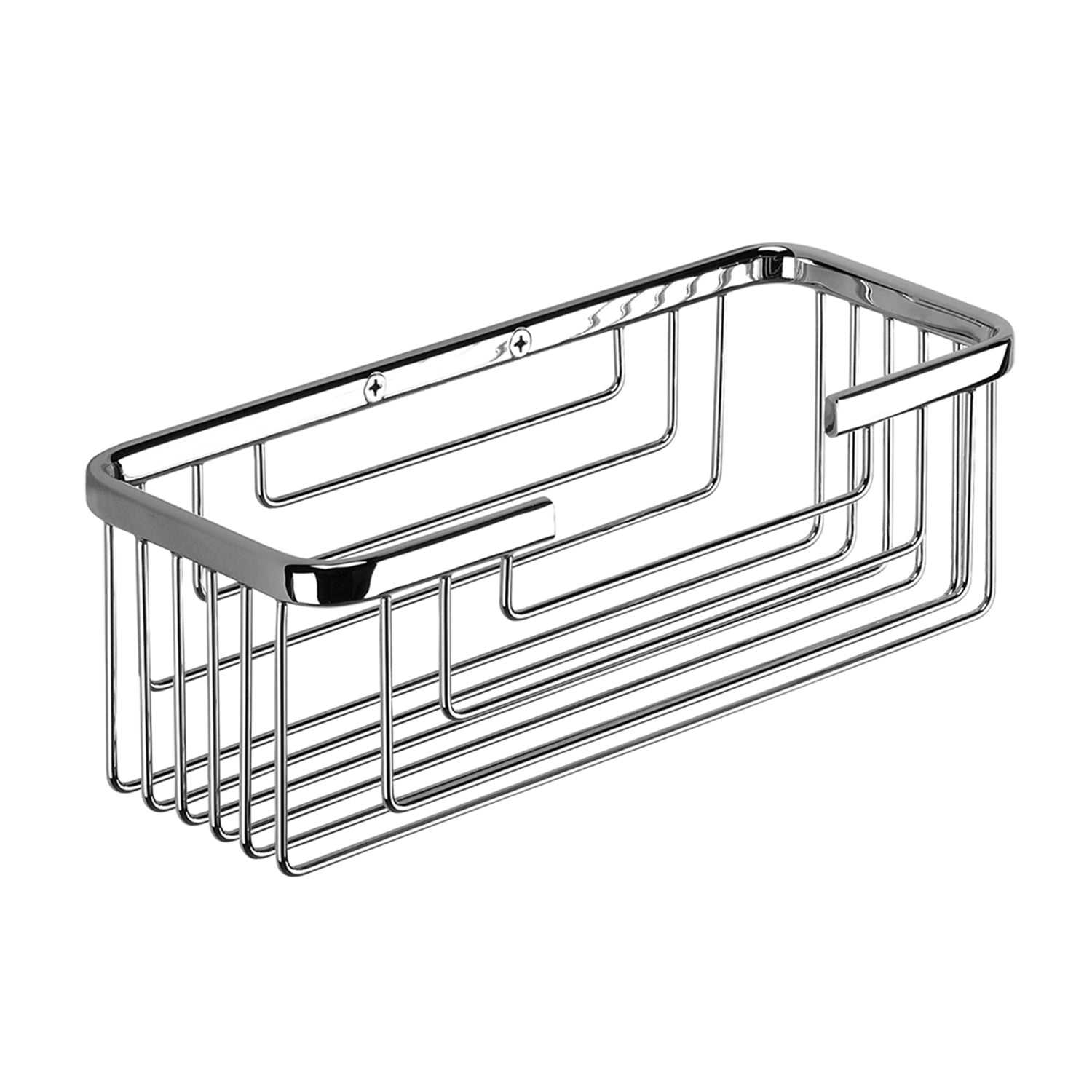 Portaoggetti doccia rettangolare alto modello Augustus di Gedy - Cromato by CeramicStore | Lo specialista del tuo bagno