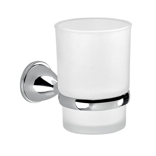 Portaspazzolini in Acciaio Inox Genziana di Gedy - Cromato