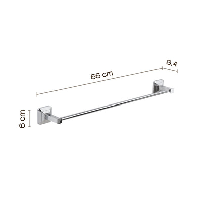 Portasalviette da muro con ventosa Gedy Ventus cm 60 in Acciaio Inox by CeramicStore | Lo specialista del tuo bagno