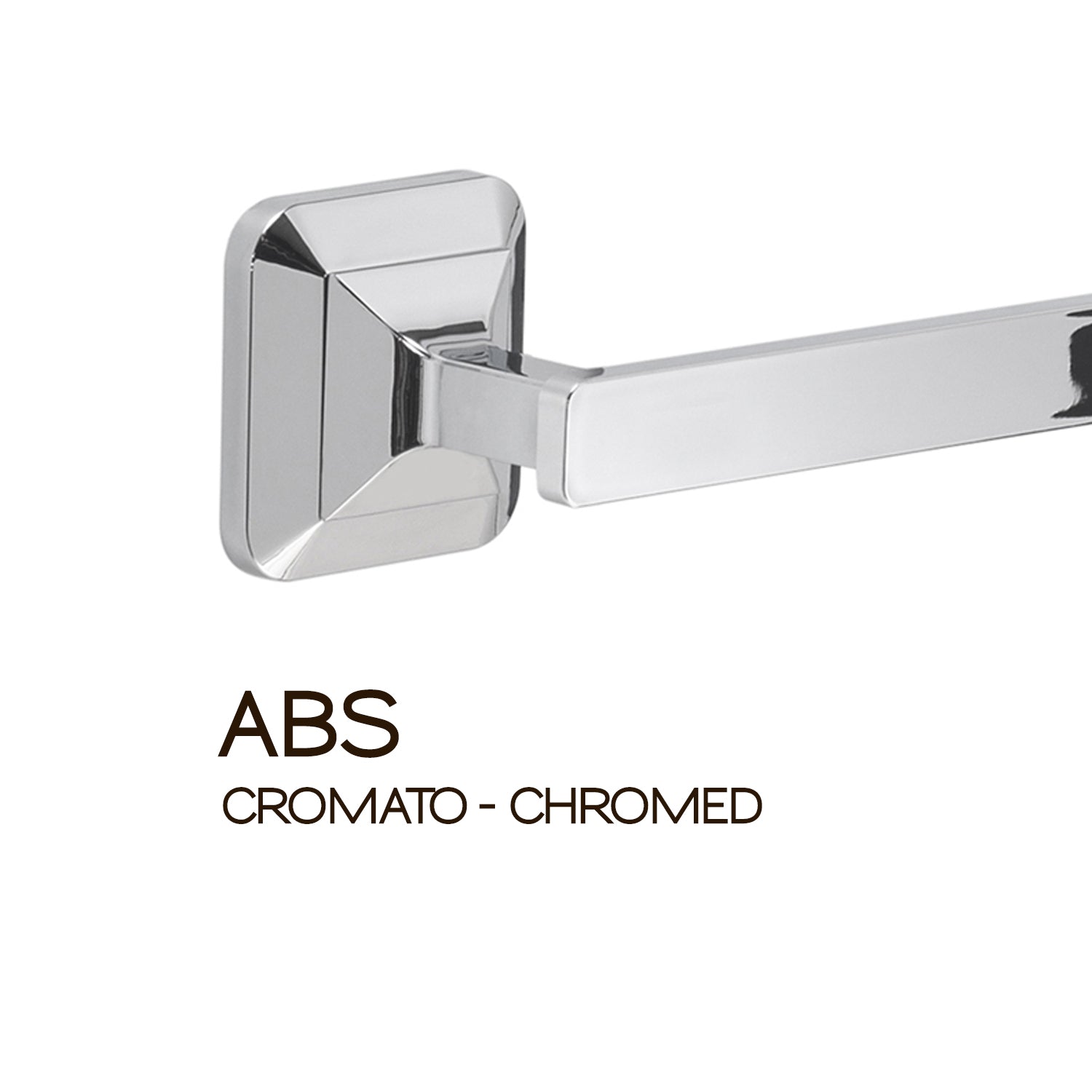 Portarotolo a parete con ventosa Ventus Gedy 17.4x6.1x6.3 cm in Acciaio Inox