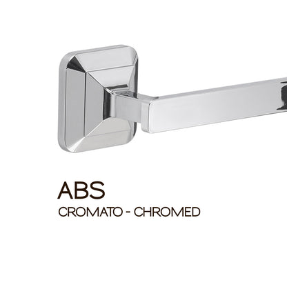 Portarotolo a parete con ventosa Ventus Gedy 17.4x6.1x6.3 cm in Acciaio Inox