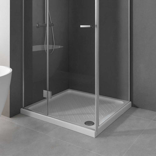 Plat De Douche Céramique Solodue – Blanc Coton, 70x120 Cm, Hauteur 2 Cm, Extra-plat