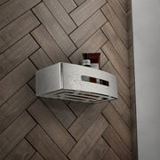 Portaoggetti rettangolare doccia modello Poseidon di Gedy in Acciaio Inox - Lucido by CeramicStore | Lo specialista del tuo bagno