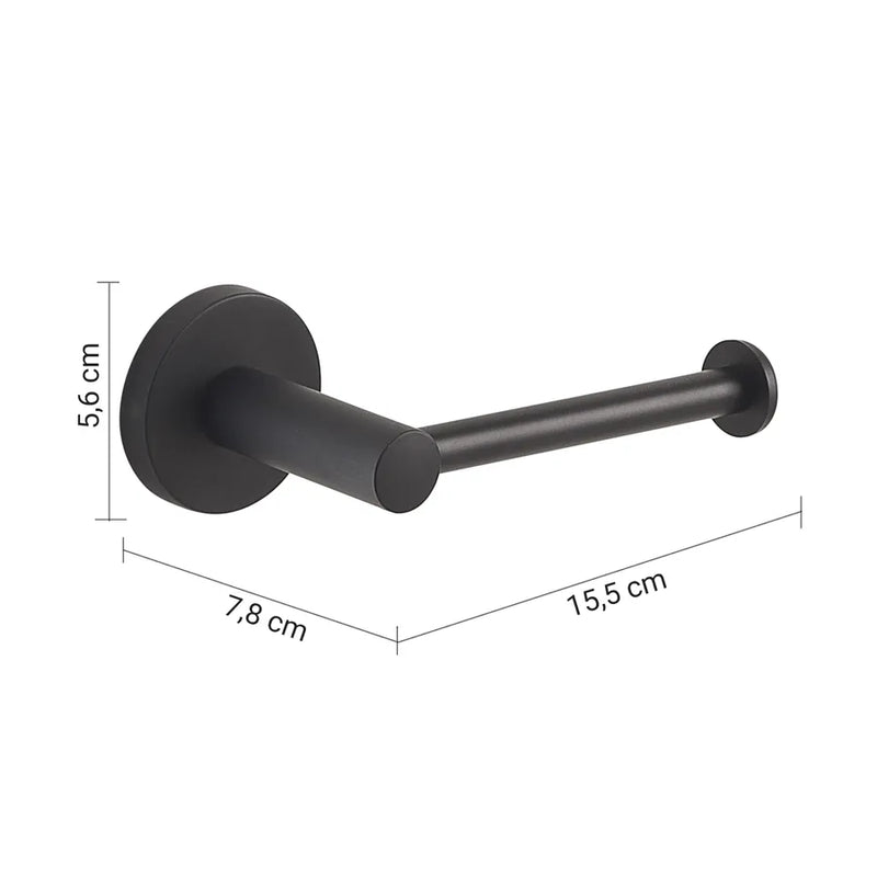 Rollenhalter aus Edelstahl und Cromall Gedy Serie Felce - Verchromt