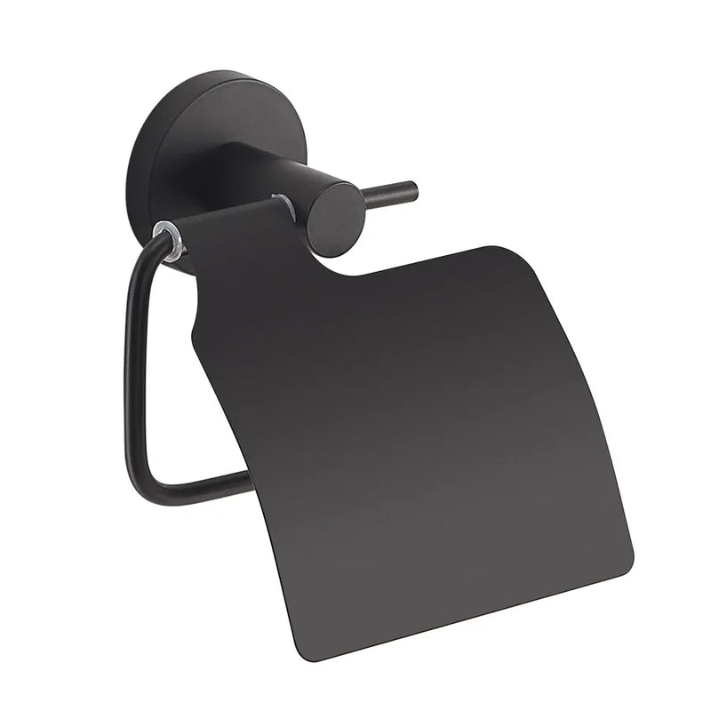 Abdeckte Toilettenpapierhalter aus Edelstahl und Cromall Gedy Serie Felce - Verchromt
