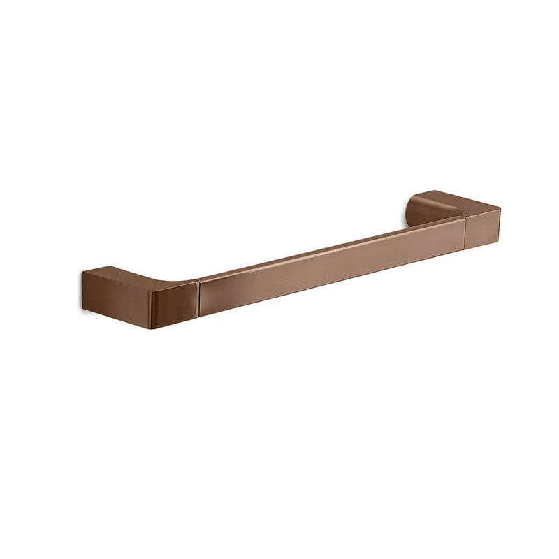 Wall towel holder Gedy Pirenei series 35 cm - Gun Metal
