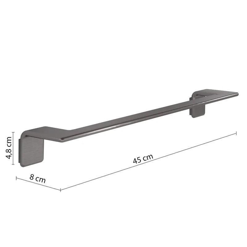 45 cm wall-mounted napkin holder in AISI 304 Steel Gedy Il Giglio series - Chrome
