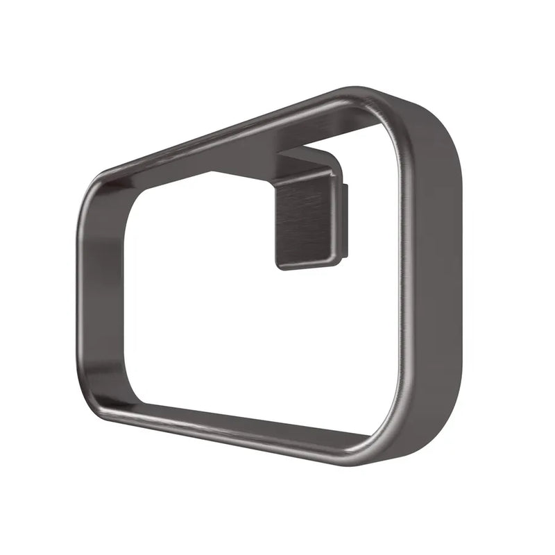 Wall-mounted ring napkin holder in AISI 304 Steel Gedy Il Giglio series - Chrome