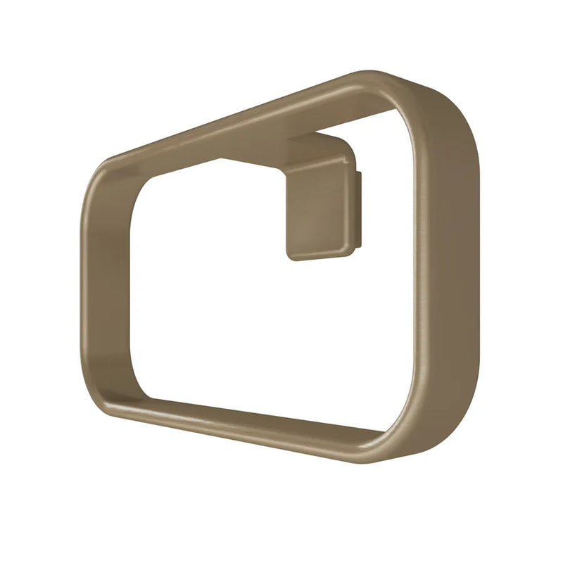 Wall-mounted ring napkin holder in AISI 304 Steel Gedy Il Giglio series - Chrome