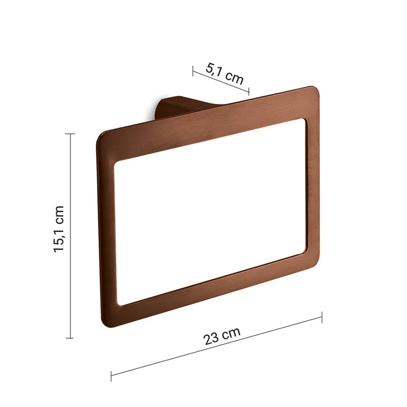 Ring napkin holder Gedy Pirenei series - Matte Gold