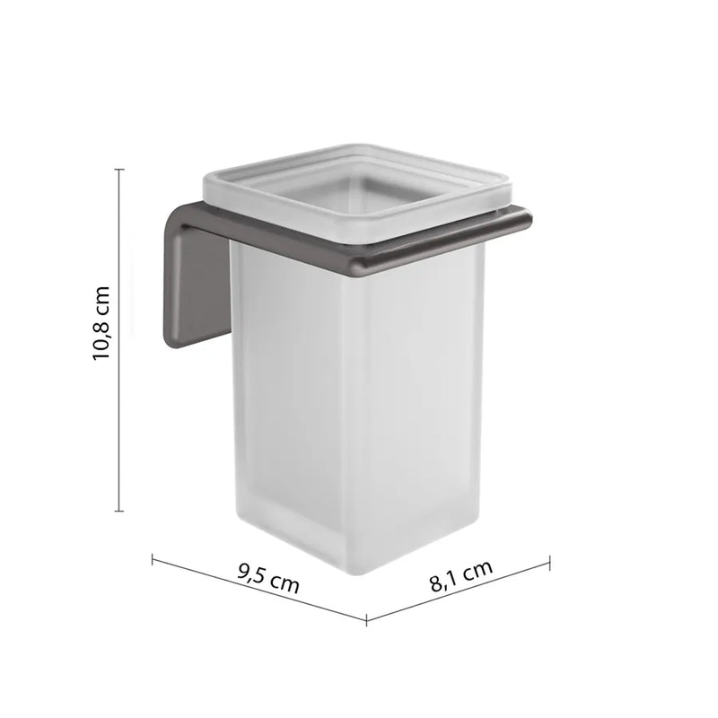 Wall toothbrush holder in Brass and AISI 304 Steel Gedy Il Giglio series - Chrome