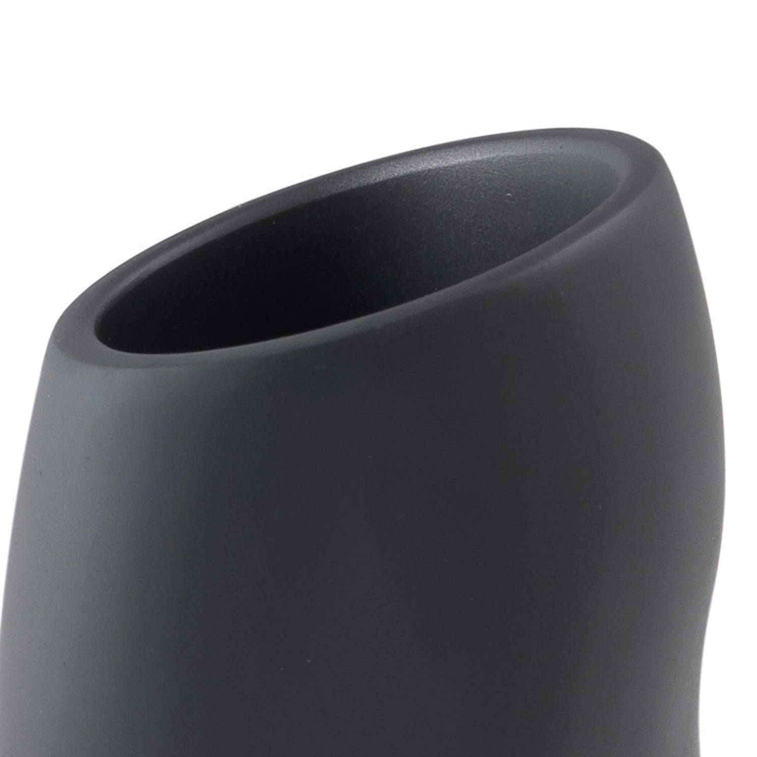 Portaspazzolini da appoggio Gedy serie Iside - Nero Matt