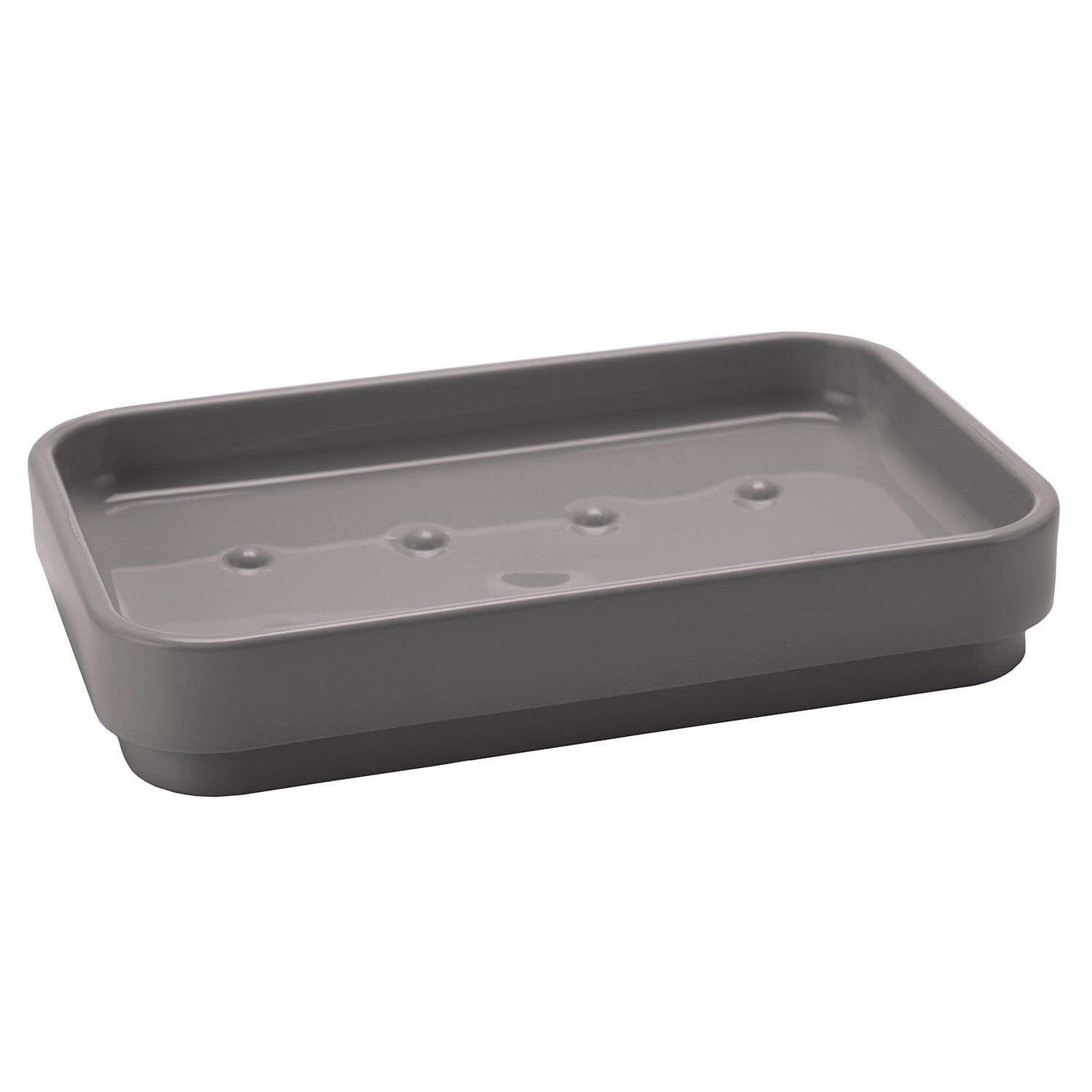 Portasapone da appoggio Gedy serie Seventy - Grigio