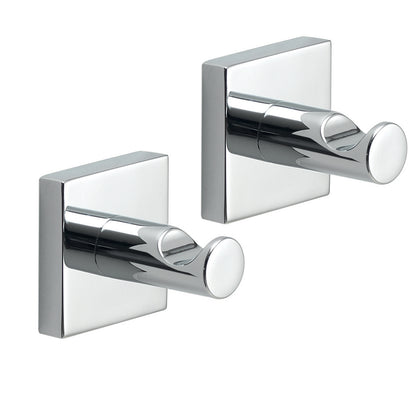 Appendiabiti 2 pezzi Fuji di Gedy - Cromato by CeramicStore | Lo specialista del tuo bagno