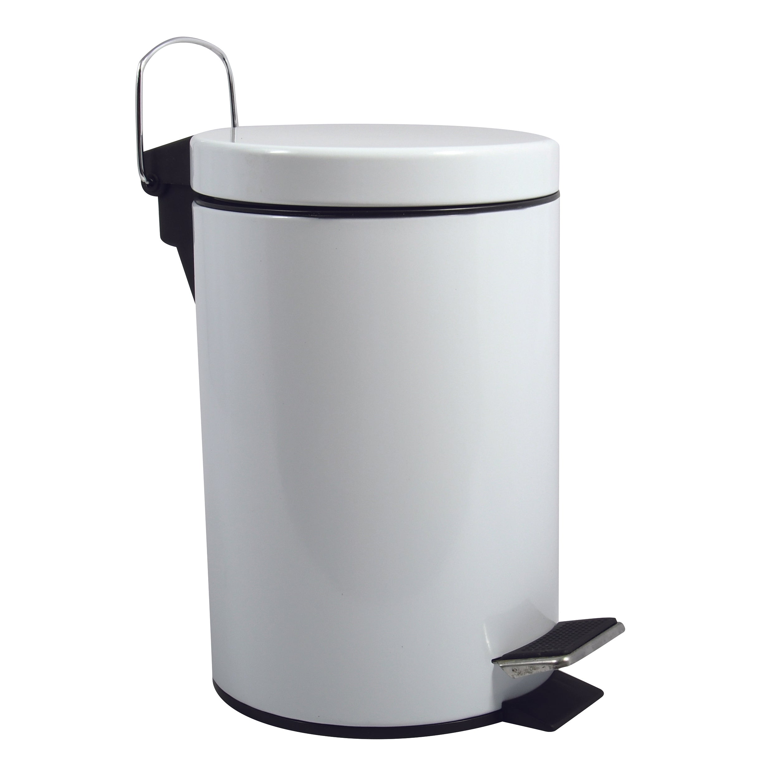 Pattumiera a pedale da 3L in Acciaio Inox modello Unis - Bianco by CeramicStore | Lo specialista del tuo bagno