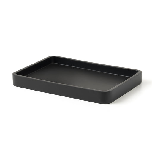 Vassoio portaoggetti in resina Gedy serie Brenda - Nero Matt by CeramicStore | Lo specialista del tuo bagno