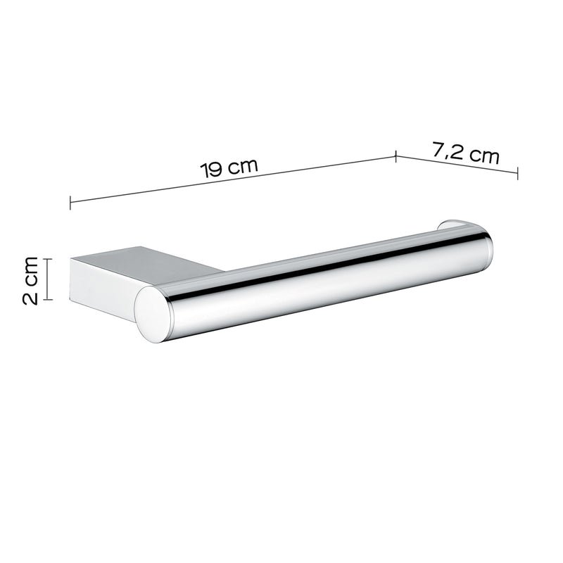 Portarotolo in ottone e Cromall Gedy serie Canarie - Cromato