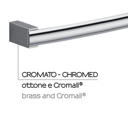 Portasalviette 30 cm a parete Kent di Gedy - Cromato by CeramicStore | Lo specialista del tuo bagno
