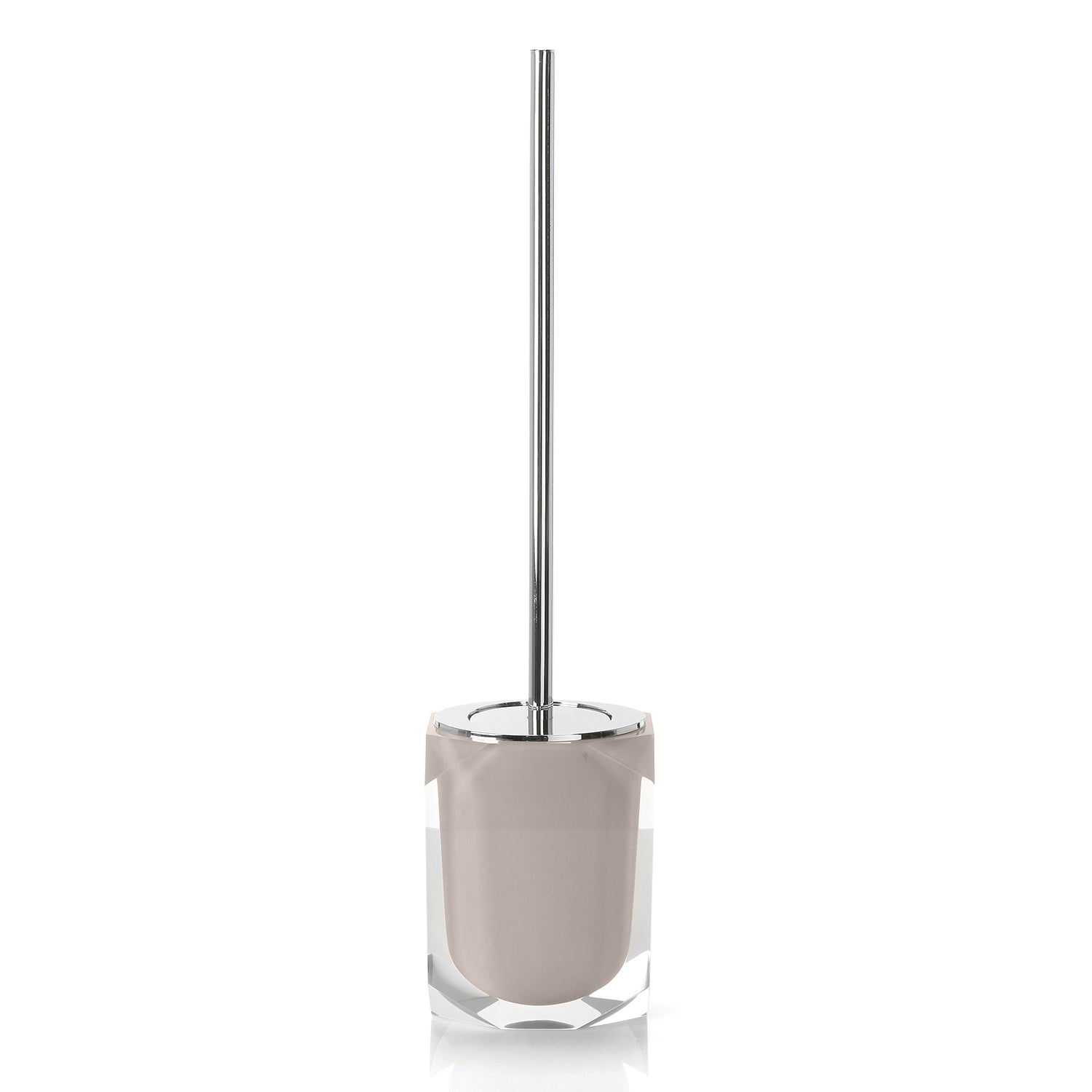 Scopino con ciuffo in setole Gedy serie Chanelle - Tortora Chiaro by CeramicStore | Lo specialista del tuo bagno