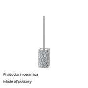 Scopino in ceramica Gedy modello New Martina - Argento by CeramicStore | Lo specialista del tuo bagno