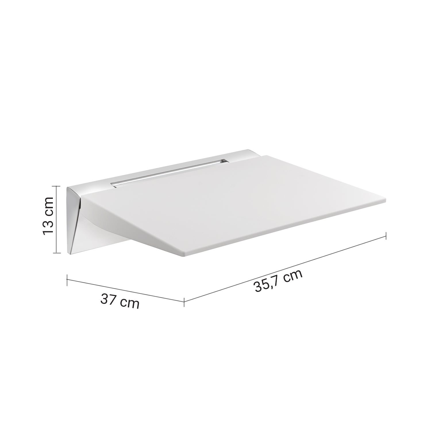 Sedile ribaltabile per doccia modello Prima Classe - Bianco by CeramicStore | Lo specialista del tuo bagno