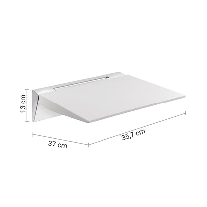 Sedile ribaltabile per doccia modello Prima Classe - Bianco by CeramicStore | Lo specialista del tuo bagno