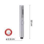 Doccetta 3 getti con cambio a pulsante modello Trendy 04 di Gedy - Cromato by CeramicStore | Lo specialista del tuo bagno