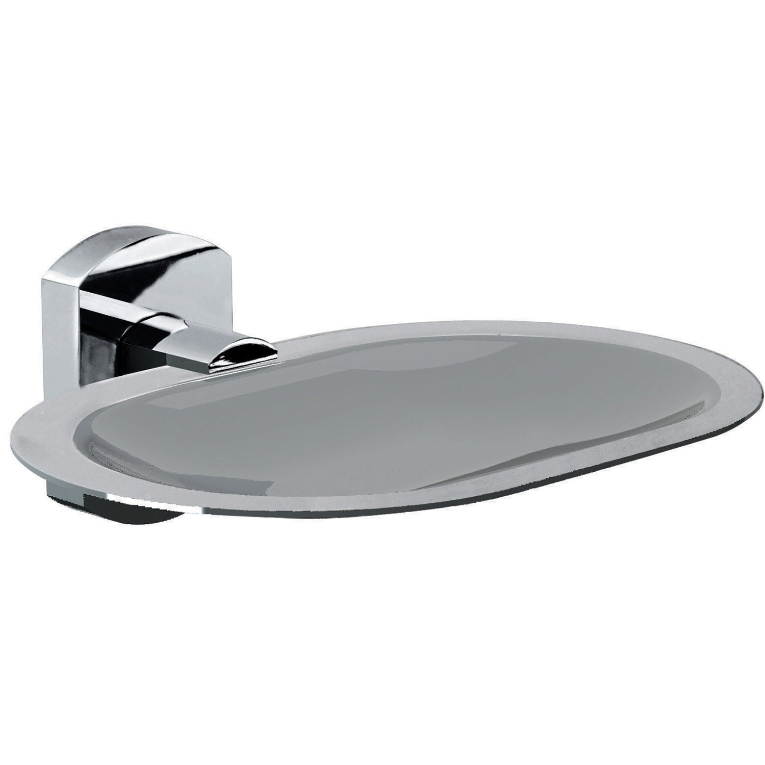 Portasapone inamovibile a parete di Gedy serie Edera Plus - Cromato by CeramicStore | Lo specialista del tuo bagno