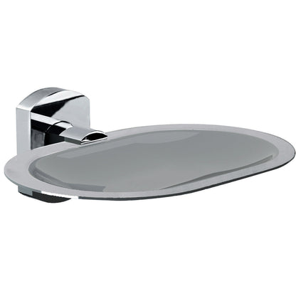 Portasapone inamovibile a parete di Gedy serie Edera Plus - Cromato by CeramicStore | Lo specialista del tuo bagno