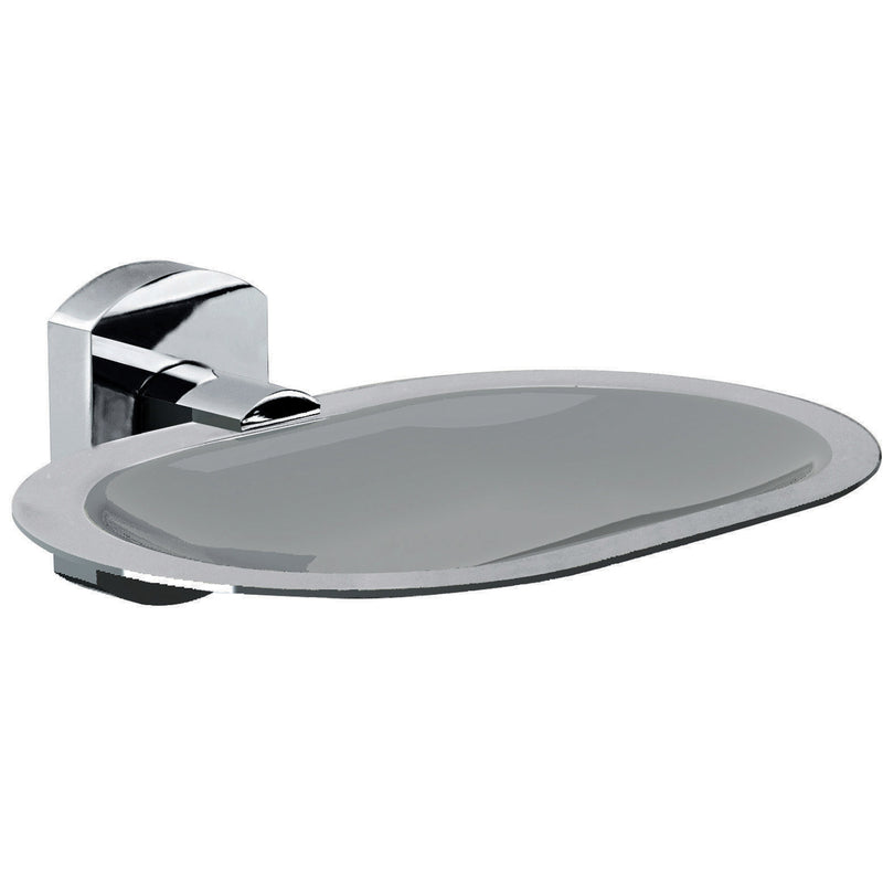 Portasapone inamovibile a parete di Gedy serie Edera Plus - Cromato by CeramicStore | Lo specialista del tuo bagno