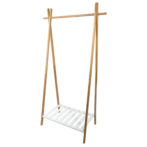 Appendiabiti PACIFIC in bambà¹ con ripiano by CeramicStore | Lo specialista del tuo bagno