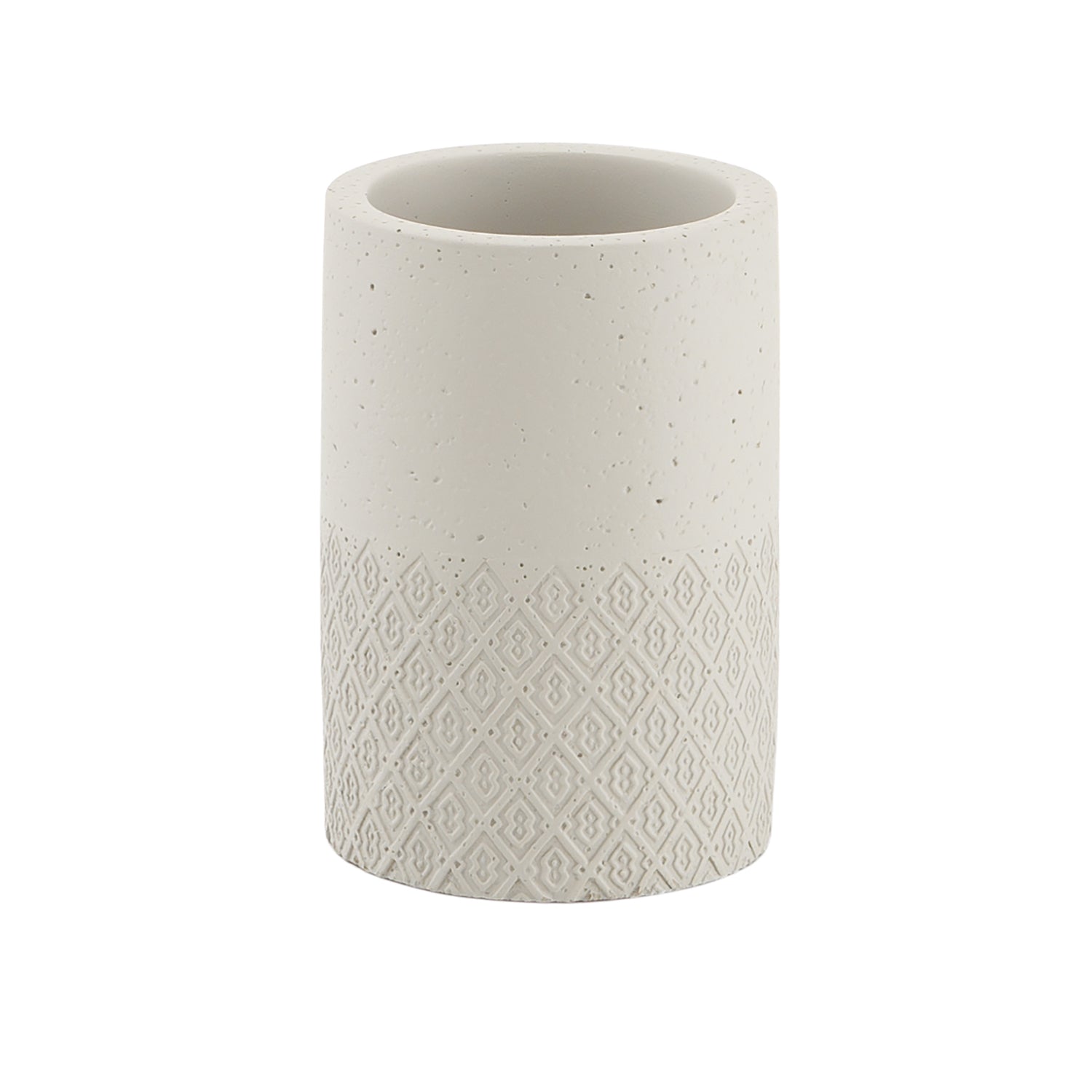 Portaspazzolini in cemento e bambà¹ Gedy serie Afrodite - Grigio