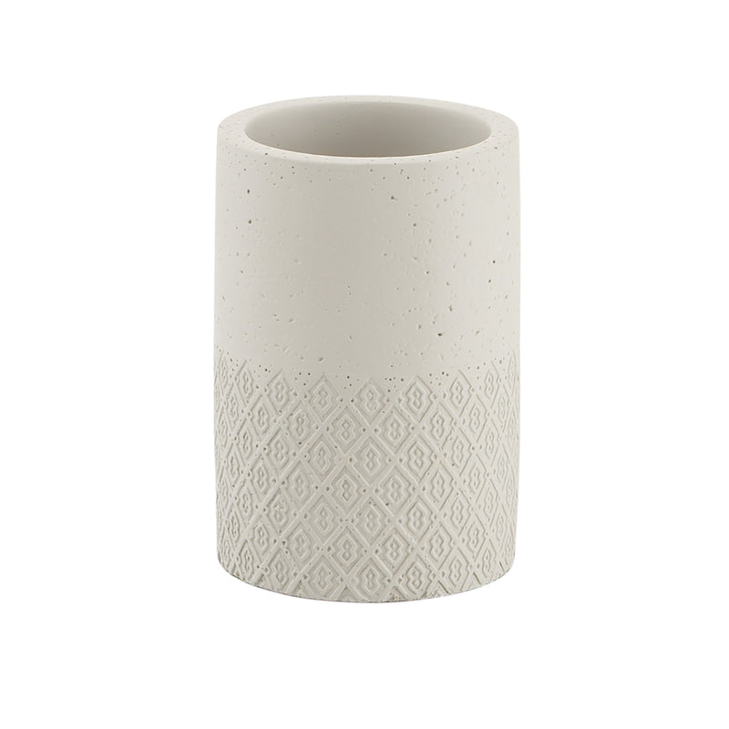 Portaspazzolini in cemento e bambà¹ Gedy serie Afrodite - Grigio
