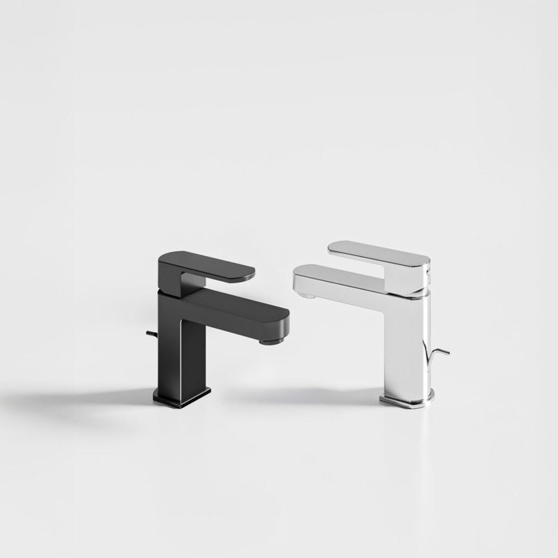 Miscelatore monocomando lavabo RubiFlux serie Dema con scarico - Cromo