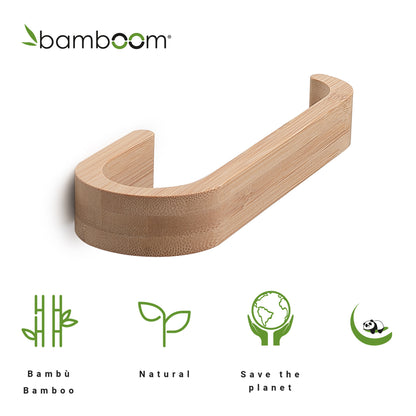 Portasalviette ad anello in bambà¹ Gedy serie Himalaya - Naturale by CeramicStore | Lo specialista del tuo bagno