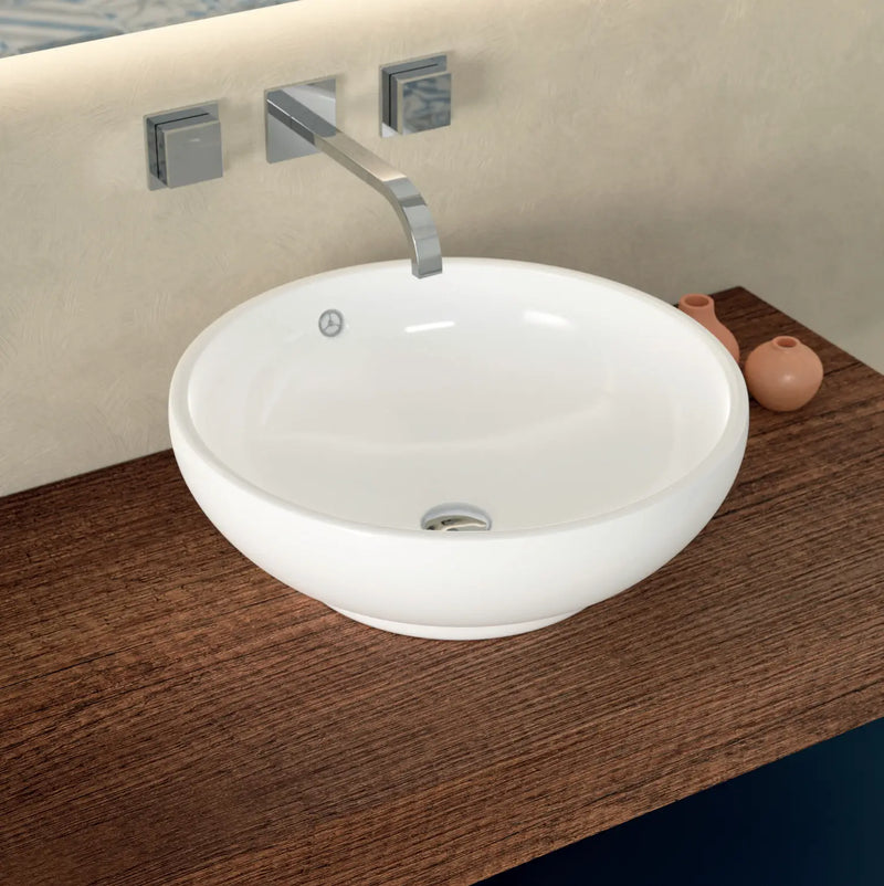 Mobile bagno sospeso Steffy 90 con mensolone, cassetto, specchio LED e pensile Made in Italy - Cubi&Co Steffy