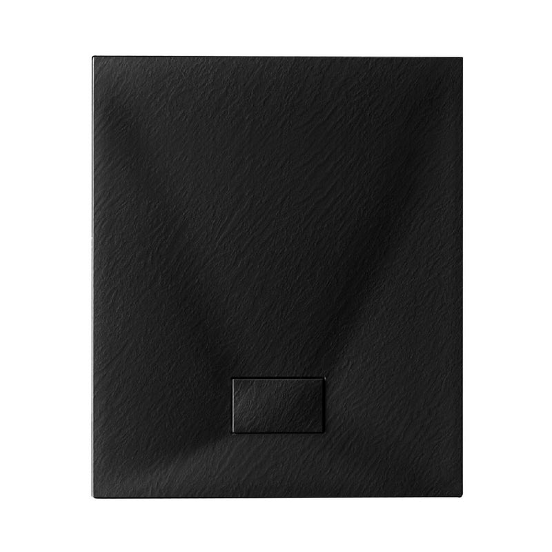 Plateau de douche Stone Essence 70x120 blanc effet pierre Slim H 2,6 cm