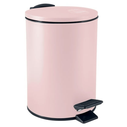Pattumiera a pedale modello Adelar capienza 3 litri colore rosa pallido opaco by CeramicStore | Lo specialista del tuo bagno