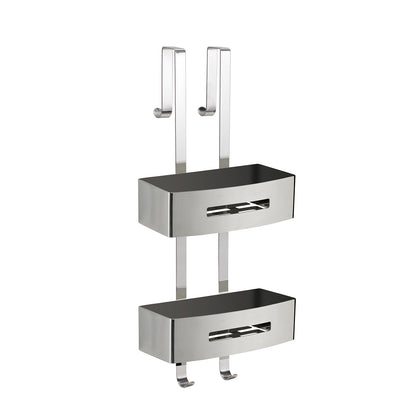 Portaoggetti doccia appendibile a 2 ripiani modello Poseidon di Gedy - Lucido by CeramicStore | Lo specialista del tuo bagno