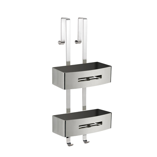 Portaoggetti doccia appendibile a 2 ripiani modello Poseidon di Gedy - Lucido by CeramicStore | Lo specialista del tuo bagno