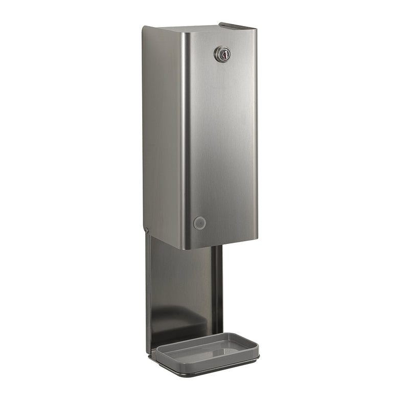 Distributore di sapone/gel igienizzante Touchless di Gedy modello Bonito - Spazzolato by CeramicStore | Lo specialista del tuo bagno