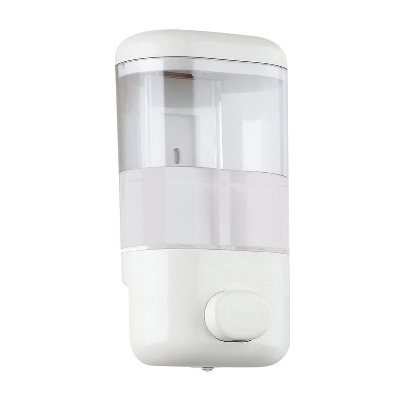 Distributore di sapone/Gel igienizzante modello Push Pro di Gedy da 600 ml - Bianco by CeramicStore | Lo specialista del tuo bagno