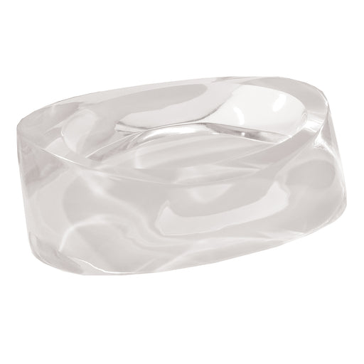 Portasapone da appoggio Gedy serie Twist - Bianco