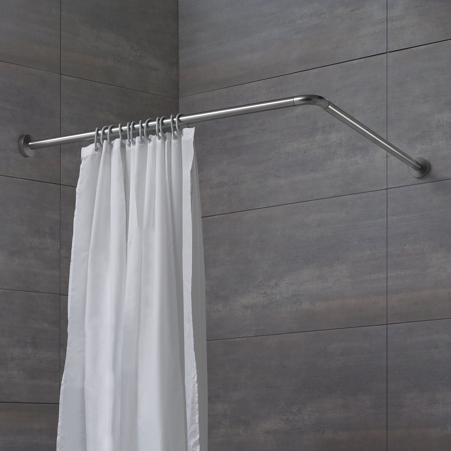 Asta doccia angolare 80x80 cm di Gedy - Alluminio Anodizzato by CeramicStore | Lo specialista del tuo bagno