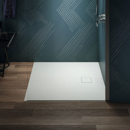 Piatto Doccia  Ideal Standarad Ultra Flat Evo 90x160 cm Bianco Seta in StoneTech completo di copripiletta