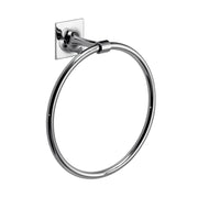 Porta asciugamani ad anello in ottone e Cromall Wizard di Gedy - Cromato by CeramicStore | Lo specialista del tuo bagno